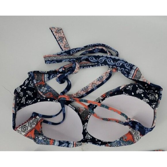 Cupshe Women's Twist Top High-Waist Boho Bikini, Wireless, Padded, Sz XXL - Picture 5 of 8